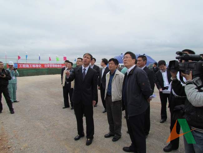 王玉君总经理到锁蒙高速视察指导